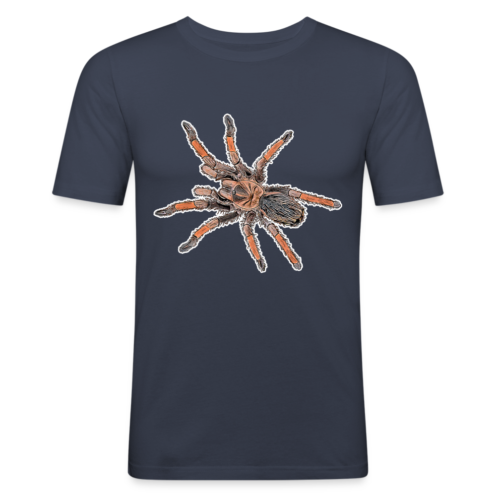 Männer Slim Fit T-Shirt Brachypelma emilia - Navy