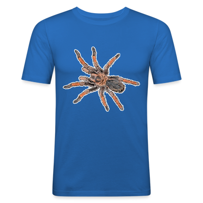 Männer Slim Fit T-Shirt Brachypelma emilia - Königsblau