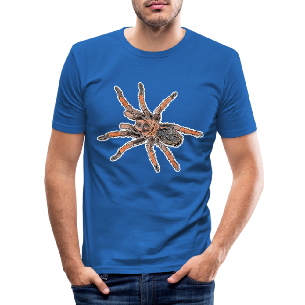 Männer Slim Fit T-Shirt Brachypelma emilia - Königsblau