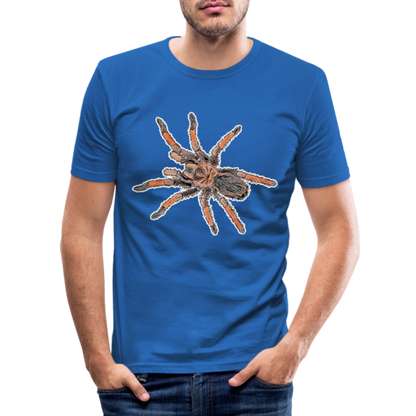 Männer Slim Fit T-Shirt Brachypelma emilia - Königsblau
