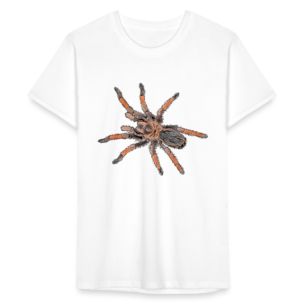 Männer Fruit of the Loom T-Shirt Brachypelma emilia - weiß