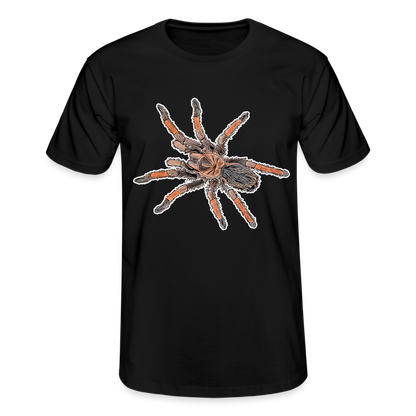 Männer Fruit of the Loom T-Shirt Brachypelma emilia - Schwarz