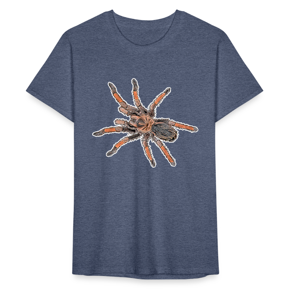 Männer Fruit of the Loom T-Shirt Brachypelma emilia - Navy meliert