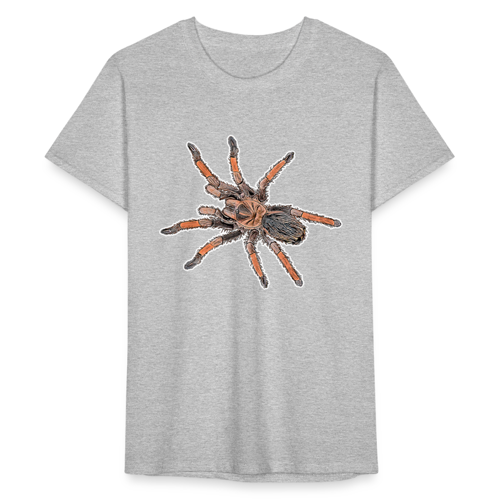 Männer Fruit of the Loom T-Shirt Brachypelma emilia - Grau meliert