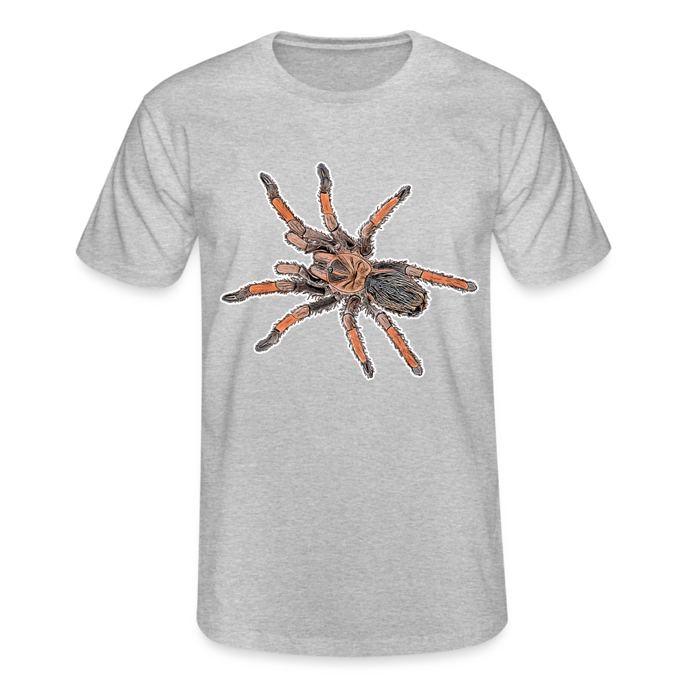 Männer Fruit of the Loom T-Shirt Brachypelma emilia - Grau meliert