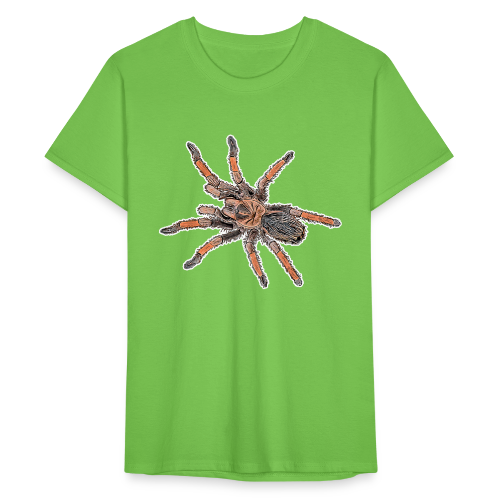 Männer Fruit of the Loom T-Shirt Brachypelma emilia - Hellgrün