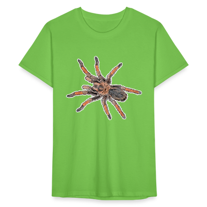 Männer Fruit of the Loom T-Shirt Brachypelma emilia - Hellgrün