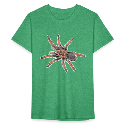 Männer Fruit of the Loom T-Shirt Brachypelma emilia - Grün meliert