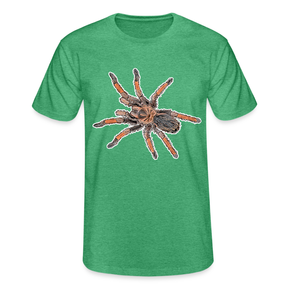 Männer Fruit of the Loom T-Shirt Brachypelma emilia - Grün meliert