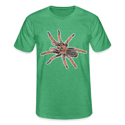 Männer Fruit of the Loom T-Shirt Brachypelma emilia - Grün meliert