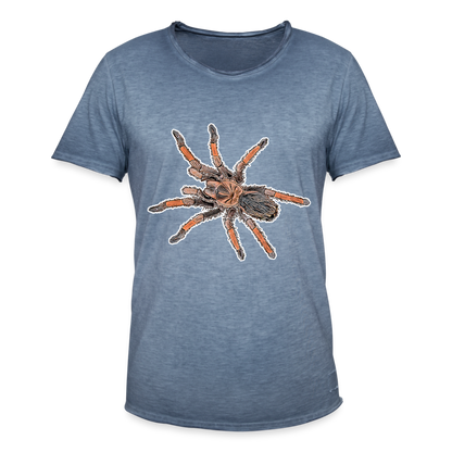 Männer Vintage T-Shirt Brachypelma emilia - Vintage Denim