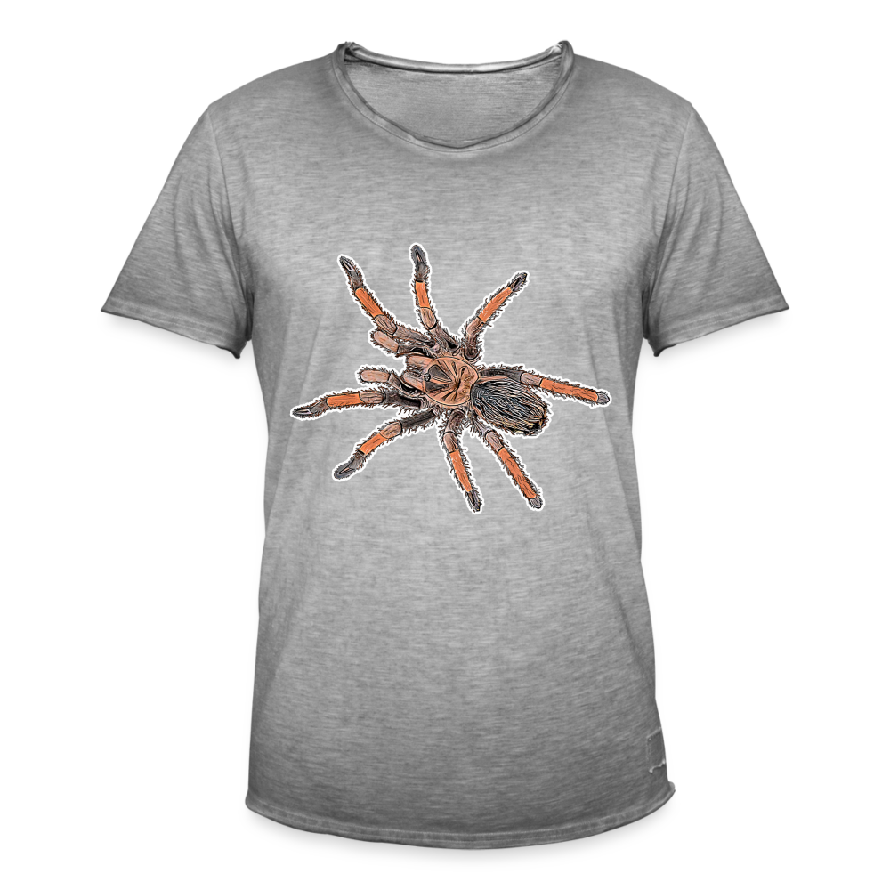Männer Vintage T-Shirt Brachypelma emilia - Vintage Grau