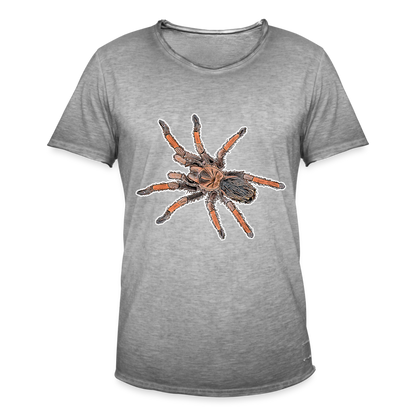 Männer Vintage T-Shirt Brachypelma emilia - Vintage Grau