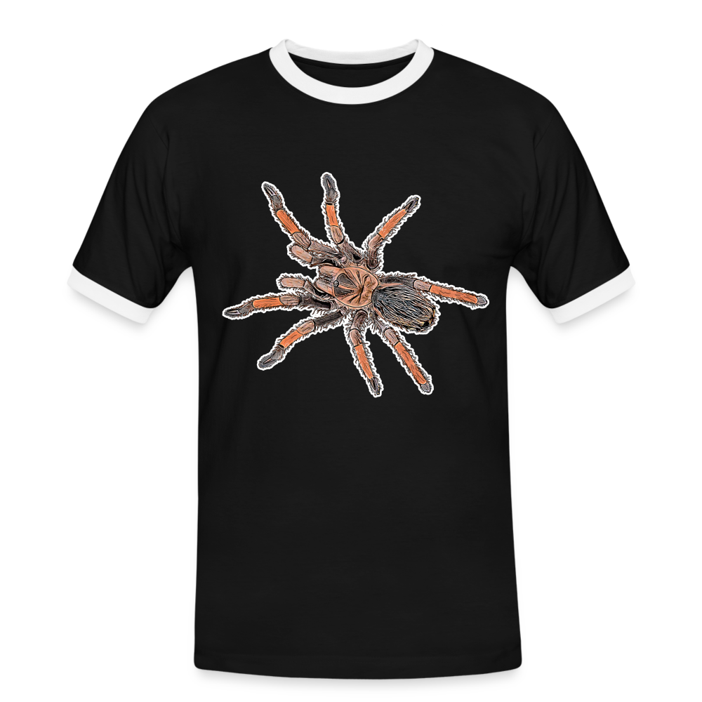 Männer Kontrast-T-Shirt Brachypelma emilia - Schwarz/Weiß