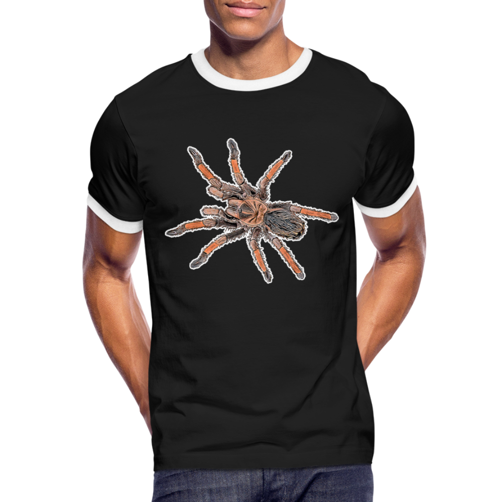 Männer Kontrast-T-Shirt Brachypelma emilia - Schwarz/Weiß
