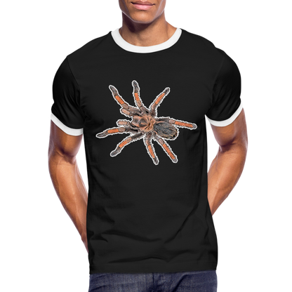 Männer Kontrast-T-Shirt Brachypelma emilia - Schwarz/Weiß