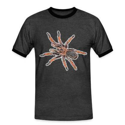 Männer Kontrast-T-Shirt Brachypelma emilia - Anthrazit/Schwarz