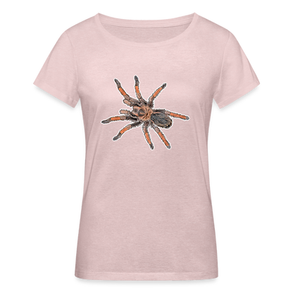 Frauen Stanley & Stella Bio-T-Shirt Brachypelma emilia - Rosa-Creme meliert