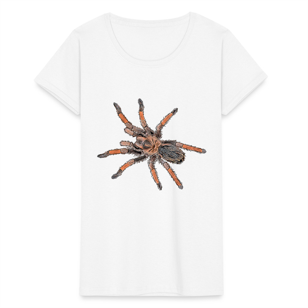 Frauen Fruit of the Loom T-Shirt Brachypelma emilia - weiß