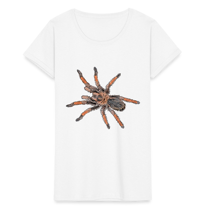 Frauen Fruit of the Loom T-Shirt Brachypelma emilia - weiß