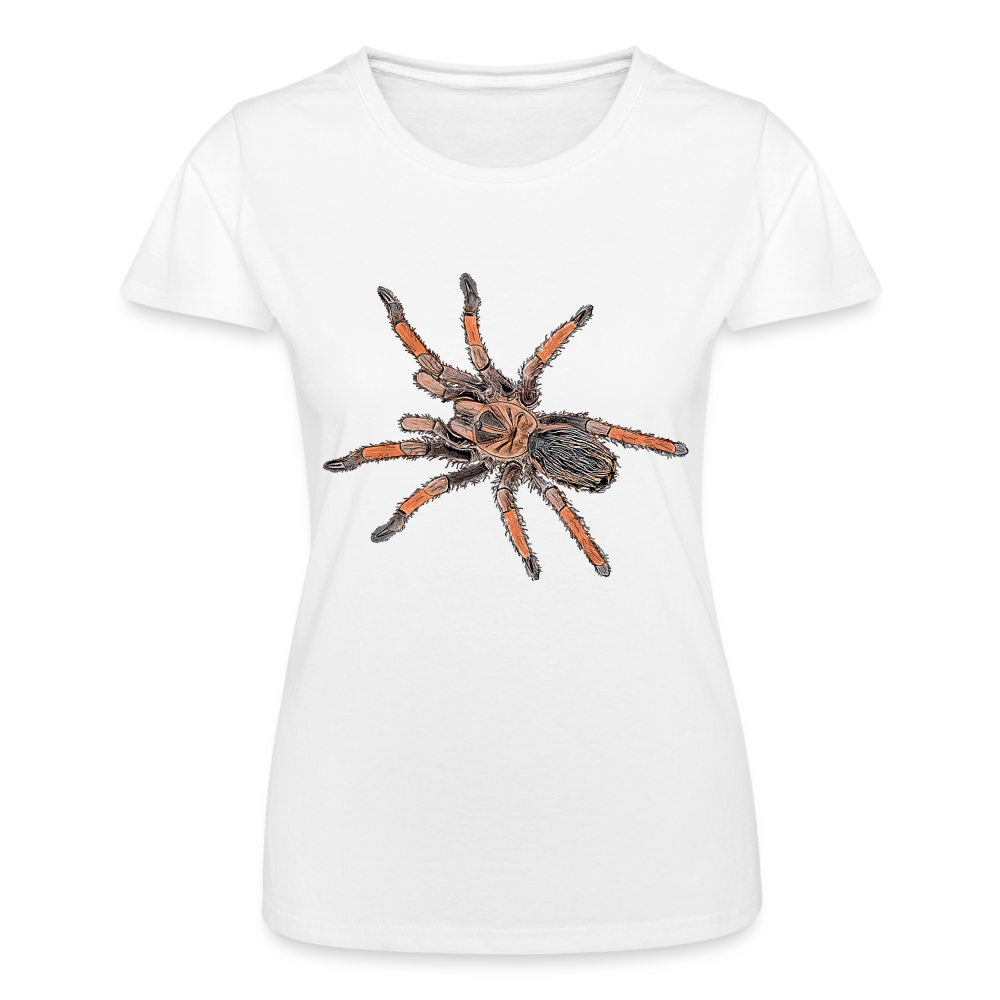 Frauen Fruit of the Loom T-Shirt Brachypelma emilia - weiß