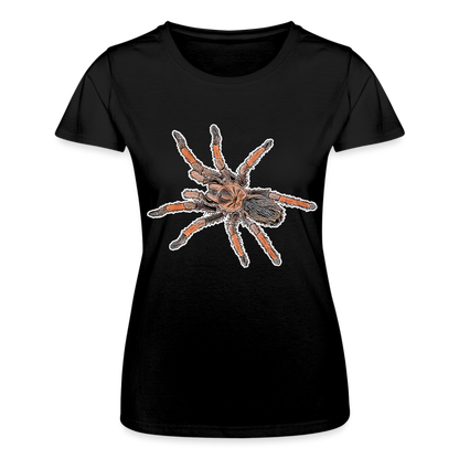 Frauen Fruit of the Loom T-Shirt Brachypelma emilia - Schwarz
