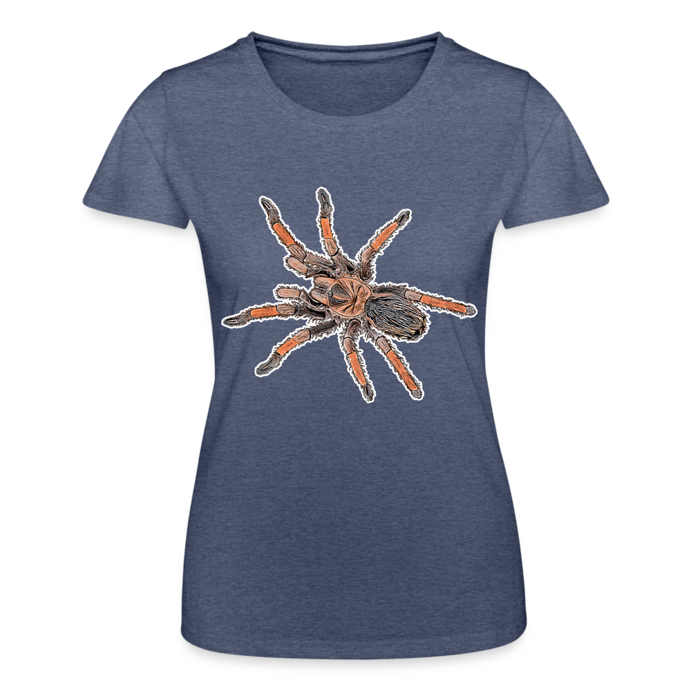 Frauen Fruit of the Loom T-Shirt Brachypelma emilia - Navy meliert