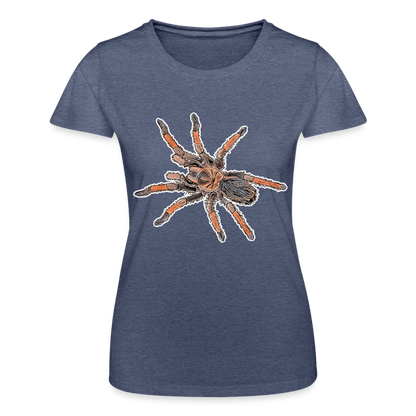 Frauen Fruit of the Loom T-Shirt Brachypelma emilia - Navy meliert