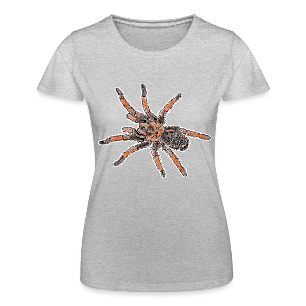 Frauen Fruit of the Loom T-Shirt Brachypelma emilia - Grau meliert