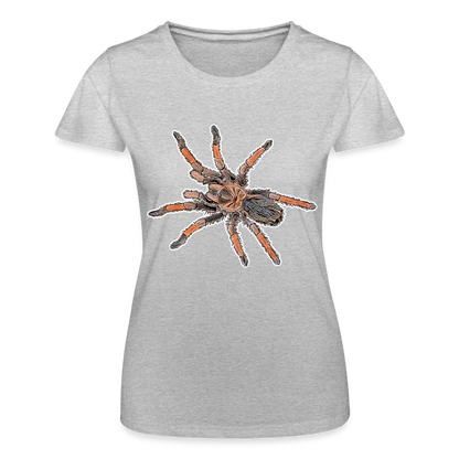 Frauen Fruit of the Loom T-Shirt Brachypelma emilia - Grau meliert