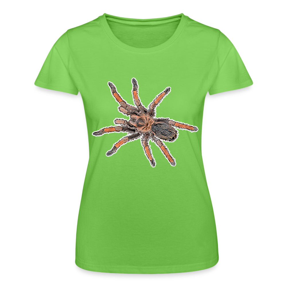 Frauen Fruit of the Loom T-Shirt Brachypelma emilia - Hellgrün