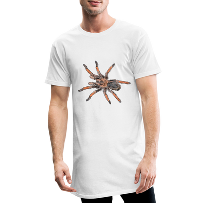 Männer Urban Longshirt Brachypelma emilia - weiß