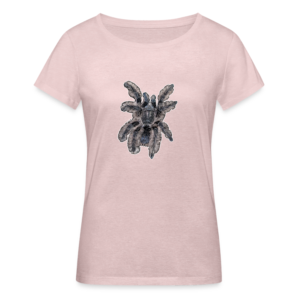 Frauen Stanley & Stella Bio-T-Shirt Tliltocatl albopilosus - Rosa-Creme meliert