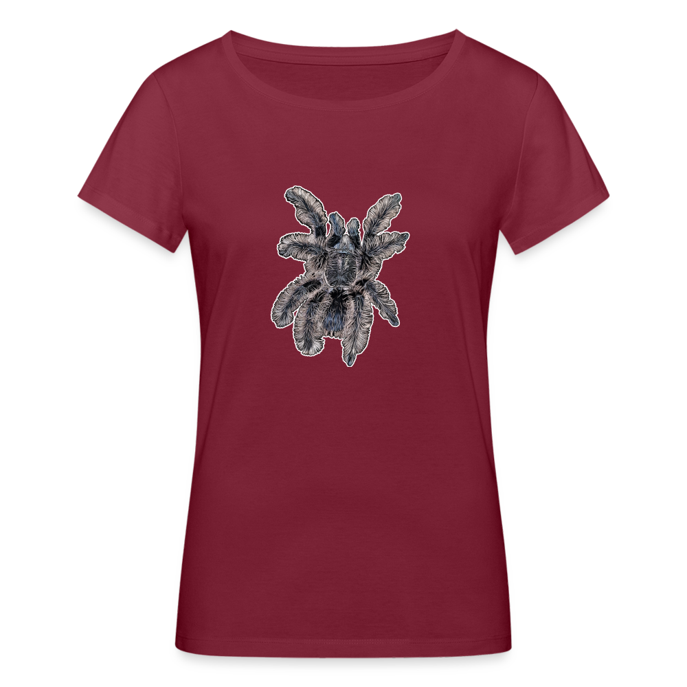 Frauen Stanley & Stella Bio-T-Shirt Tliltocatl albopilosus - Burgunderrot