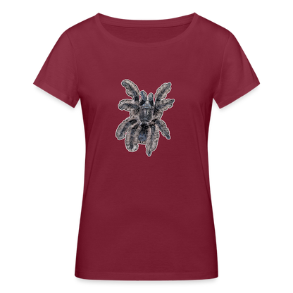 Frauen Stanley & Stella Bio-T-Shirt Tliltocatl albopilosus - Burgunderrot