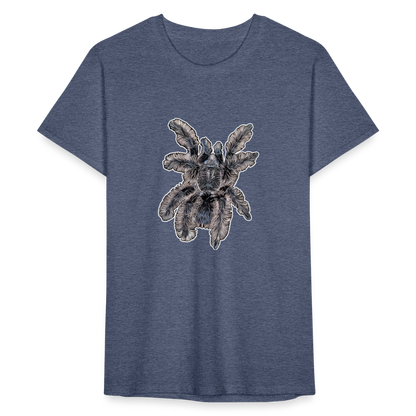 Männer Fruit of the Loom T-Shirt Tliltocatl albopilosus - Navy meliert