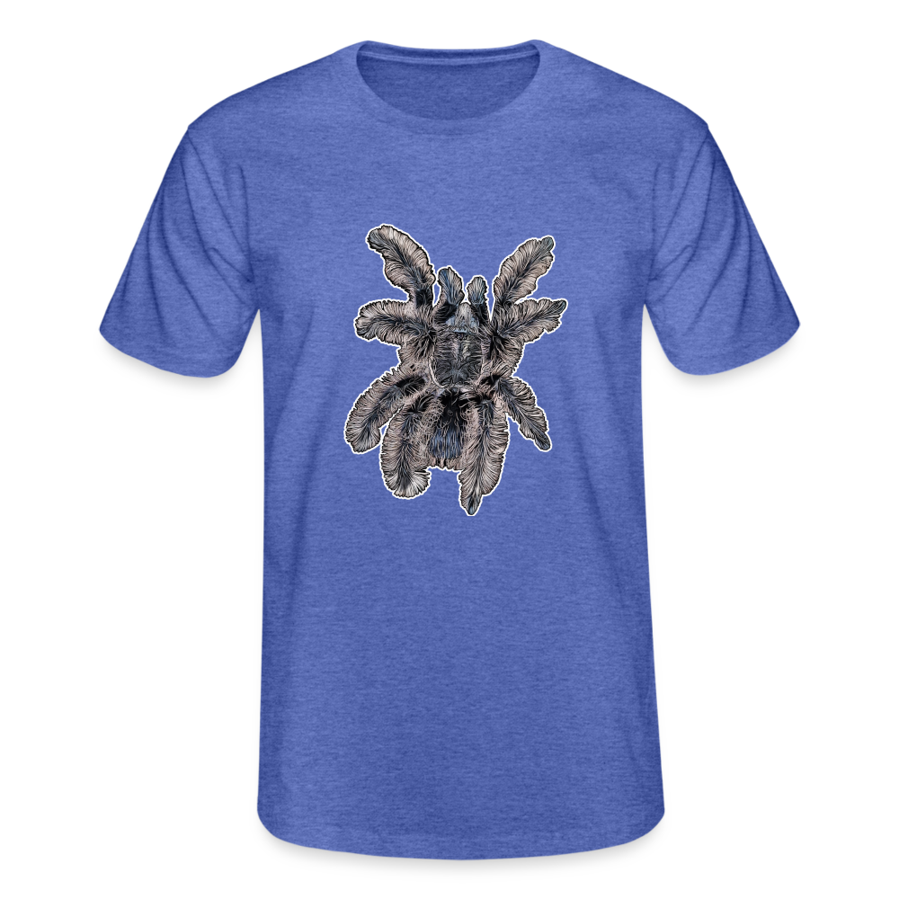 Männer Fruit of the Loom T-Shirt Tliltocatl albopilosus - Blau meliert