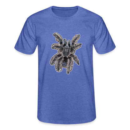 Männer Fruit of the Loom T-Shirt Tliltocatl albopilosus - Blau meliert