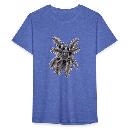 Männer Fruit of the Loom T-Shirt Tliltocatl albopilosus - Blau meliert
