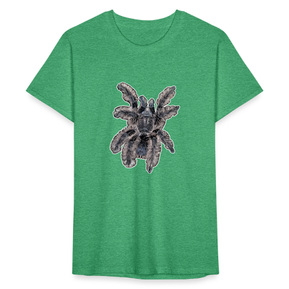 Männer Fruit of the Loom T-Shirt Tliltocatl albopilosus - Grün meliert