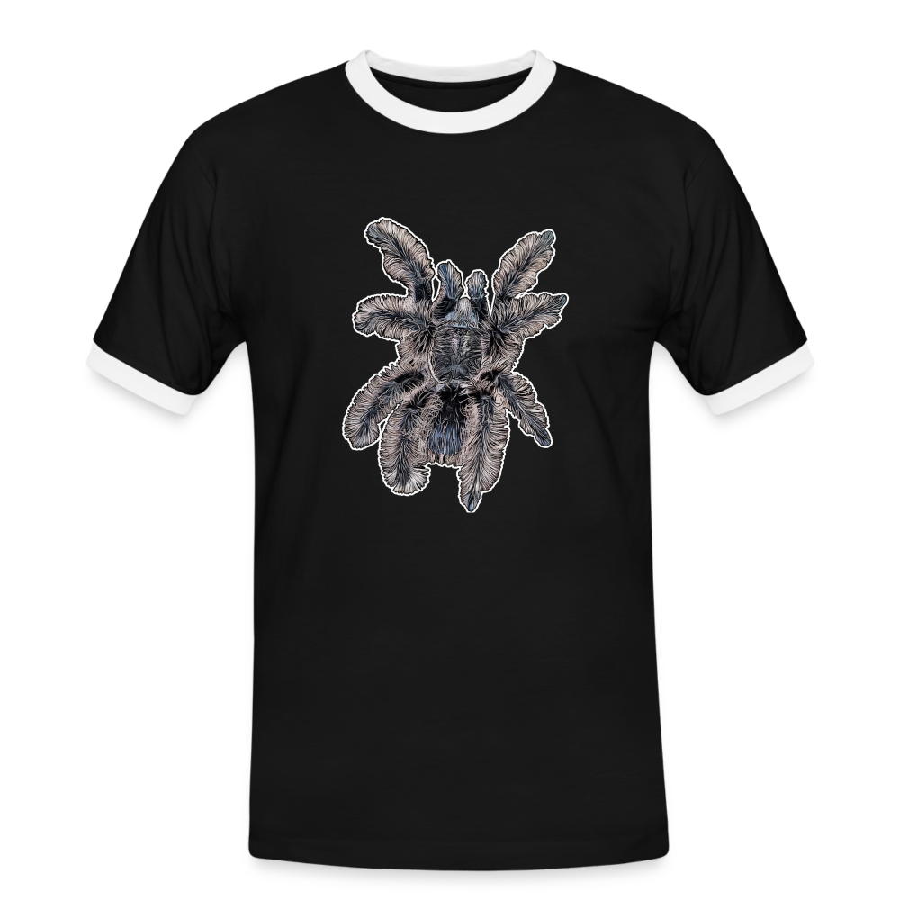 Männer Kontrast-T-Shirt Tliltocatl albopilosus - Schwarz/Weiß