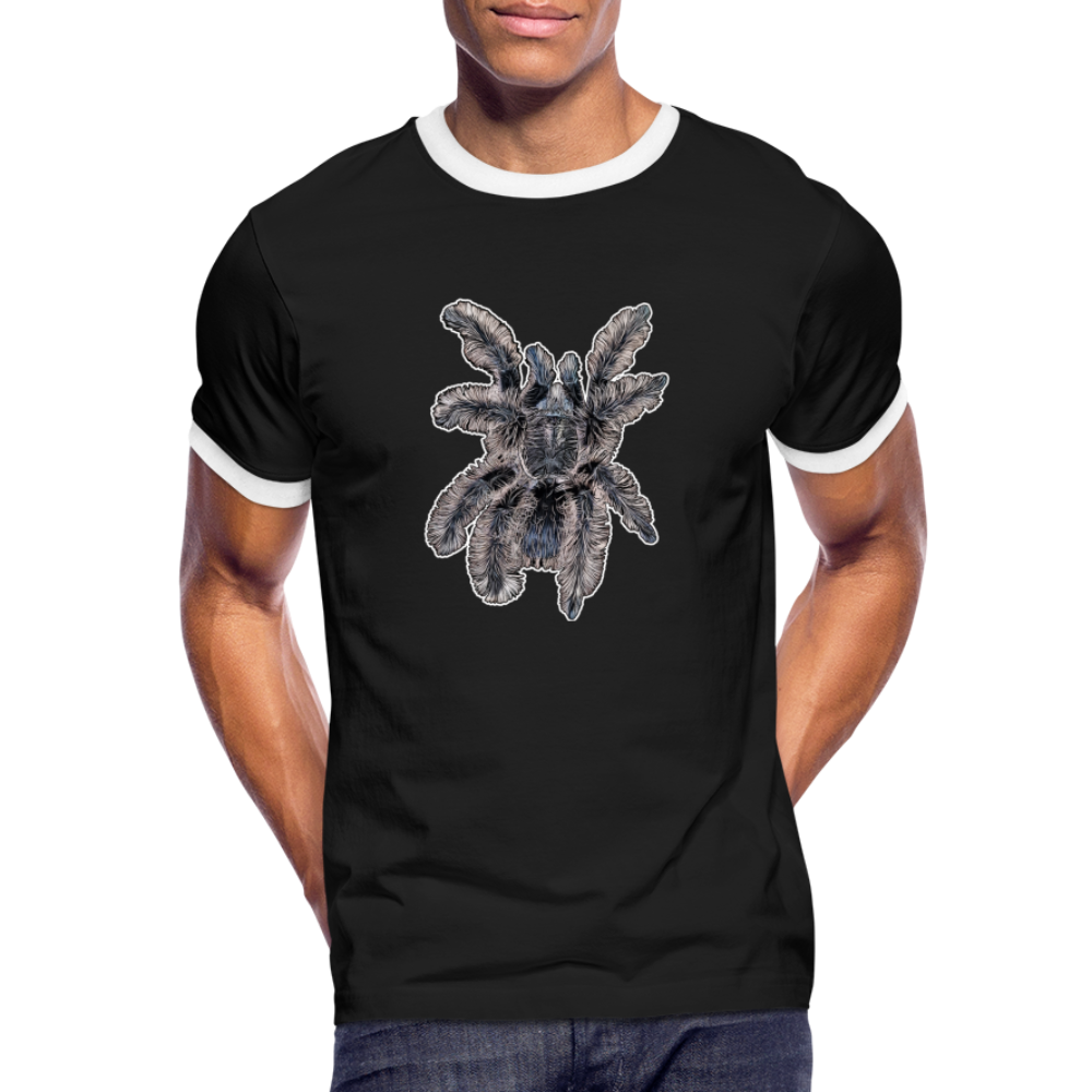 Männer Kontrast-T-Shirt Tliltocatl albopilosus - Schwarz/Weiß