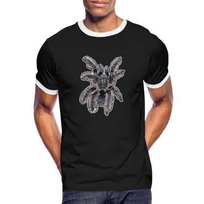 Männer Kontrast-T-Shirt Tliltocatl albopilosus - Schwarz/Weiß
