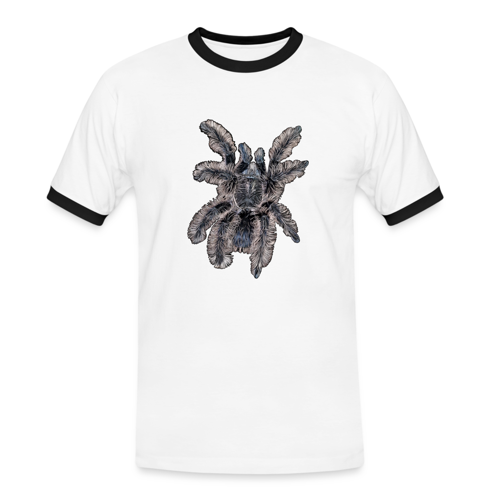 Männer Kontrast-T-Shirt Tliltocatl albopilosus - Weiß/Schwarz