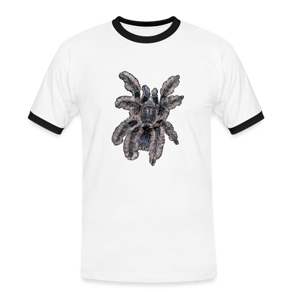 Männer Kontrast-T-Shirt Tliltocatl albopilosus - Weiß/Schwarz