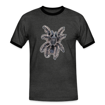 Männer Kontrast-T-Shirt Tliltocatl albopilosus - Anthrazit/Schwarz