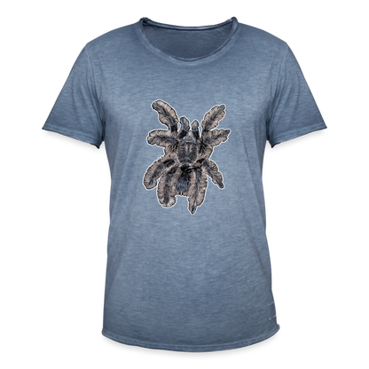 Männer Vintage T-Shirt Tliltocatl albopilosus - Vintage Denim