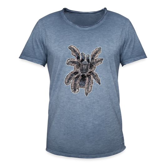 Männer Vintage T-Shirt Tliltocatl albopilosus - Vintage Denim