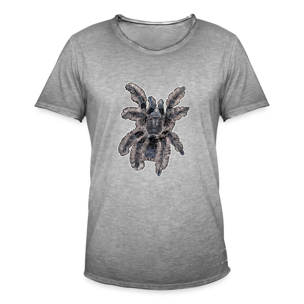Männer Vintage T-Shirt Tliltocatl albopilosus - Vintage Grau