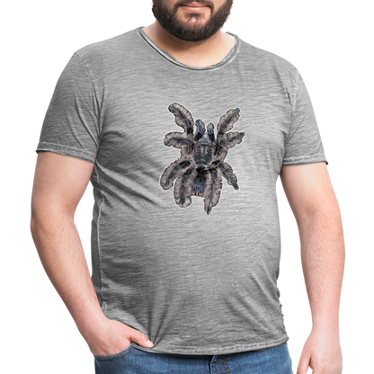Männer Vintage T-Shirt Tliltocatl albopilosus - Vintage Grau